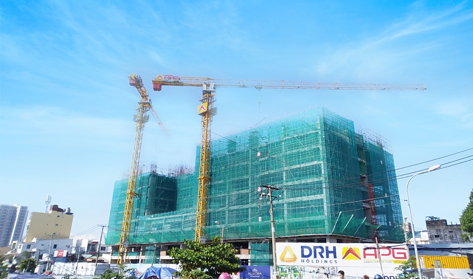Tiến độ dự án Aurora Residences Tháng 6.2019